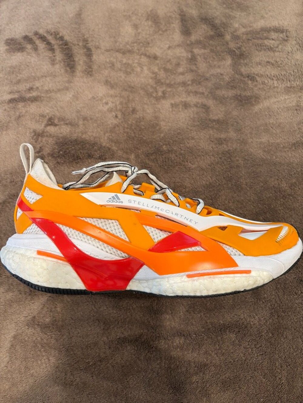 adidas by Stella McCartney Solarglide Boost Crew Orange Sneakers - US Women's 9.